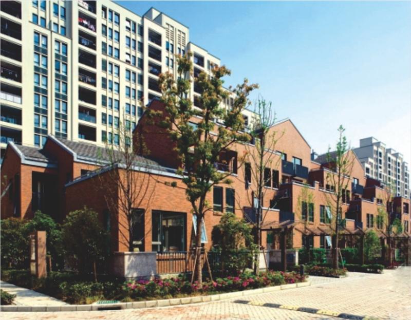 上海萬科四季花城家用燃氣壁掛爐應用案例效果